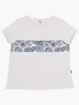 Футболка для девочки	 UD 3927 белый - Mini maxi фото 4