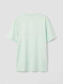 Bisiklet Yaka K?z ?ocuk Bask?l? Ti??rt