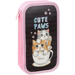 Пенал 2 отд. ArtSpace "Cute Paws", 190*105 (ПК2_59965) ламинация