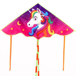 Воздушный змей Единорог с леской