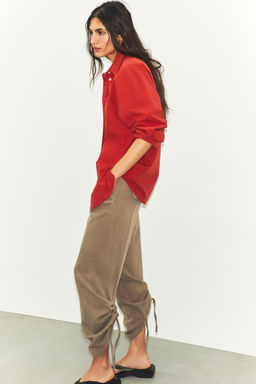 FLOWING GATHERED TROUSERS - Zara фото 11