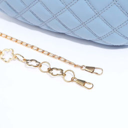 Сумка кросс-боди на молнии, цвет голубой - Simaland фото 6