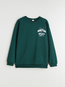 Bisiklet Yaka Bask?l? Erkek ?ocuk E?ofman Tak?m