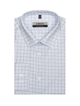 Сорочка мужская длинный рукав GREG 235/237/8739/ZN STRETCH