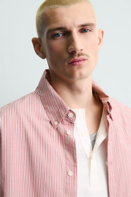 STRIPED RELAXED FIT SHIRT - Zara фото 5