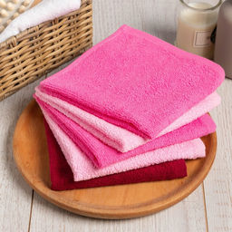 Салфетки махровые Этель. Богиня, 5 шт., 30?30 см, хлопок 100%, розовые  фото 2