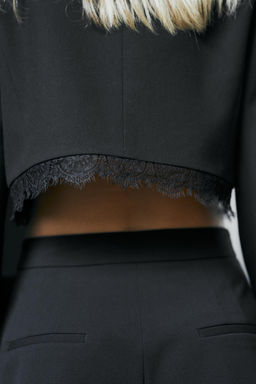 SHORT LACE BLAZER - Zara фото 5