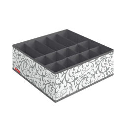 Органайзер для белья универсальный без крышки, 15 секций, 32*32*12 см, CLASSIC GREY, шт - Valiant фото 5