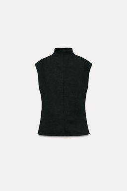 SOFT INTERLOCK TOP WITH DRAPED SIDE DETAIL - Zara фото 5