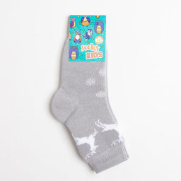 Цена за 2 шт. Носки детские махровые, цвет серый, размер 12