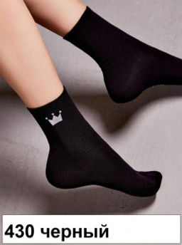Носки жен. CLASSIC 22С-40СП - 430 черный - Conte elegant фото 3