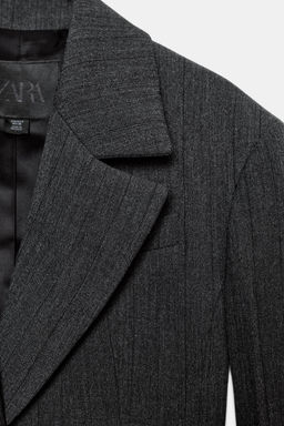 ZW COLLECTION TEXTURED TAILORED BLAZER - Zara фото 5