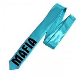 Галстук с надписью "Mafia" (узкий)