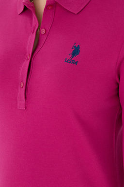 Женский базовый свитшот цвета фуксии Неожиданная скидка в корзине - U.s. polo assn фото 7