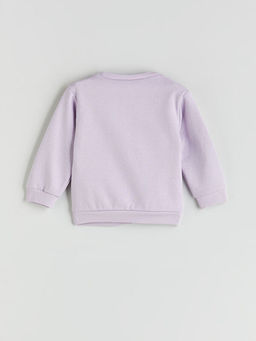 Bisiklet Yaka K?z ?ocuk Sweatshirt