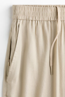 Pantal?n en mezcla de lino Easy-care Loose Fit - H&m фото 10