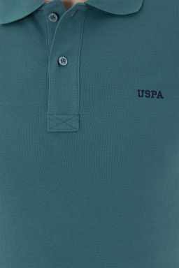 Мужская темно-зеленая базовая футболка - U.s. polo assn фото 7