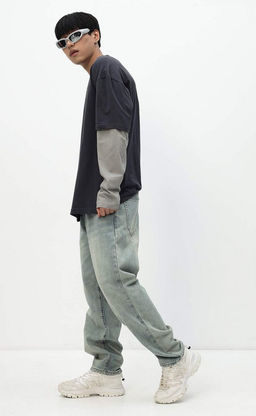 Джинсы Fine Joyce K8888 синие  фото 9