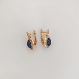 Серьги с кристаллами Swarovski