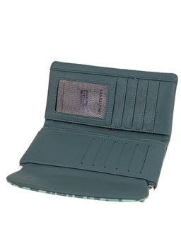 Женское портмоне из искусственной кожи, цвет зеленый - Greta фото 2