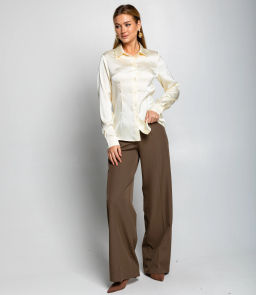 Блуза #ОКТ025022, кремовый