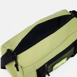 Сумка спортивная на молнии, наружный карман, цвет зелёный - Simaland фото 4