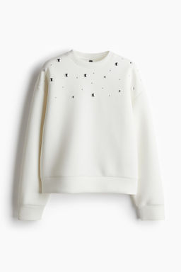 Sudadera efecto neopreno con tachuelas - H&m фото 5