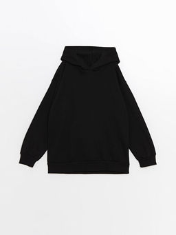 Kap??onlu K?z ?ocuk Sweatshirt