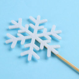 Шпажки из фетра Снежинки, набор 3 шт. - Страна карнавалия фото 3