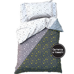 Постельное белье Этель 1,5 сп Starry sky, 143х215 см, 150х214 см, 50х70 см -1 шт, 100% хлопок, бязь