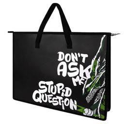 Папка для чертежей и рисунков пластиковая Феникс+, арт. 69272/ 12 НЕ ЗАДАВАЙ ВОПРОСОВ (полипропилен,