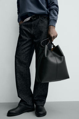 TOPSTITCHED TOTE BAG - Zara фото 3