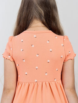 CRB wear / CWKG 63931-47 Платье для девочки,персиковый  фото 5