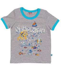 CRB wear/CSK 61309 Футболка, серый меланж/Ex.Cherubino