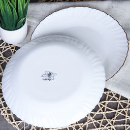 Набор тарелок 6 штук 190 мм белая Золотая отводка / LHP-75XN (White Gold ) /уп 12/ - Галеонтрейд фото 3