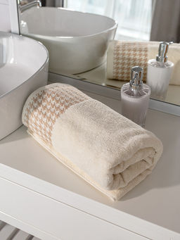 Полотенце для тела 70x130 молочный махровая ткань