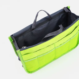 Косметичка-органайзер на молниях, цвет зелёный - Simaland фото 12