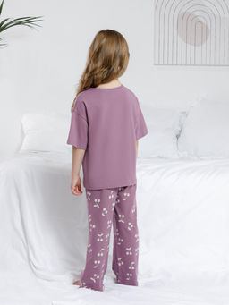 МП 1657/сливовый 3211 Н067.1 пижама для дев