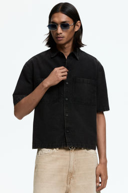 Camisa en lona de algod?n Relaxed Fit - H&m фото 2