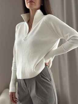 Свитер Саймон (белый) One Size - Nadi bordo фото 5