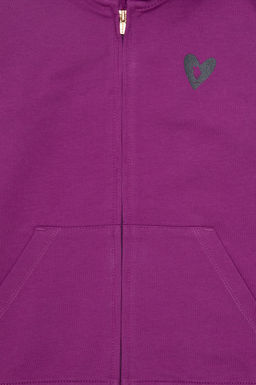 Фиолетовый свитшот для девочки Неожиданная скидка в корзине - U.s. polo assn фото 3