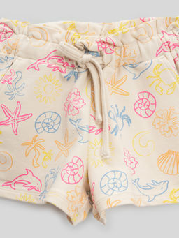 ACOOLA / Шорты детские для девочек Grusha бежевый фото 5