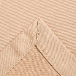 Набор салфеток с декоративными кольцами «Этель» Beige pleasure, 40×40 см - 4 шт., 100% хлопок, саржа 190 г/м²