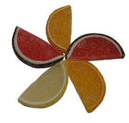 166 Ассорти в сахаре, с ароматом арбуза, лимона, апельсина 3,5кг//Биосландия/ (шт)