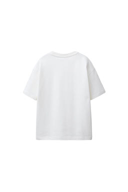 HEAVYWEIGHT EMBROIDERED SLOGAN T-SHIRT - Zara фото 11