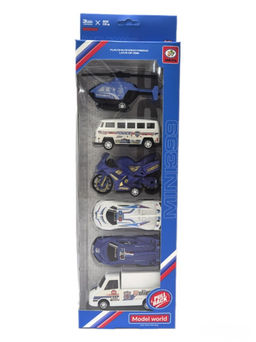 Набор "Fenming" 6шт. по 9,5см "Полицейская техника инерц." (399-569Y) в коробке