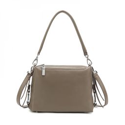 Женская сумка, кожа, MIRONPAN 6015 Серый