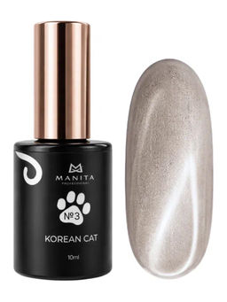 Manita Professional Гель-лак для ногтей с эффектом кошачьего глаза / Korean Cat №03, 10 мл