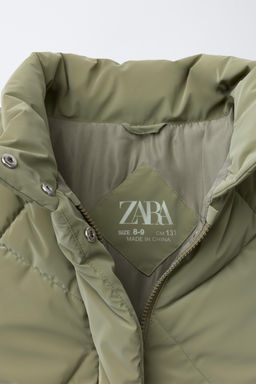 RUBBERISED PUFFER JACKET - Zara фото 7