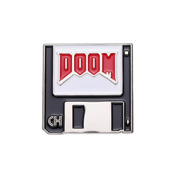 Металлический значок Дискета Doom - Krumpy фото 3